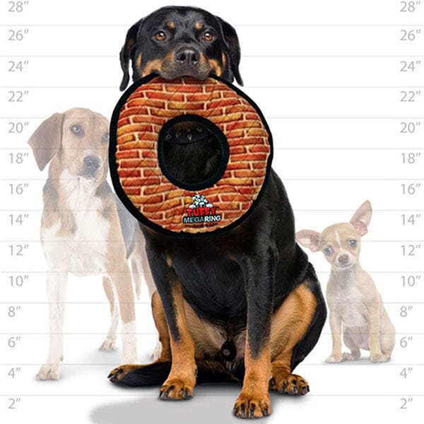 TUFFY - Mega Ring, Durable, Tough, Squeaky Dog Toy in , durable Dog Toys for dogs
