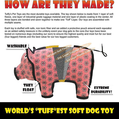 TUFFY - Mega Tug Oval, Durable, Tough, Squeaky Dog Toy in , durable Dog Toys for dogs