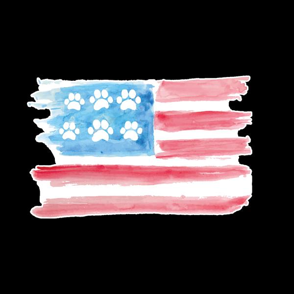 United Paws Of America - Sticker in , durable Vehicle Decals for dogs