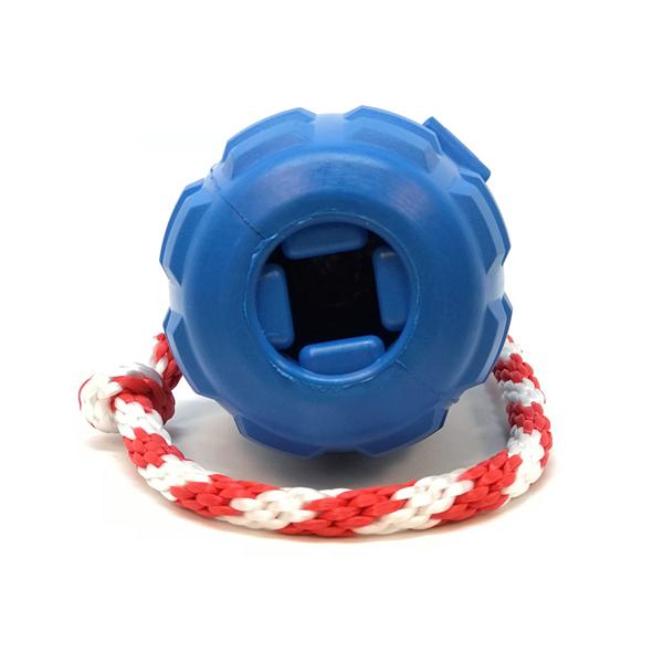 SODAPUP - USA-K9 Grenade Durable Rubber Chew Toy & Treat Dispenser in , durable Dog Toys for dogs