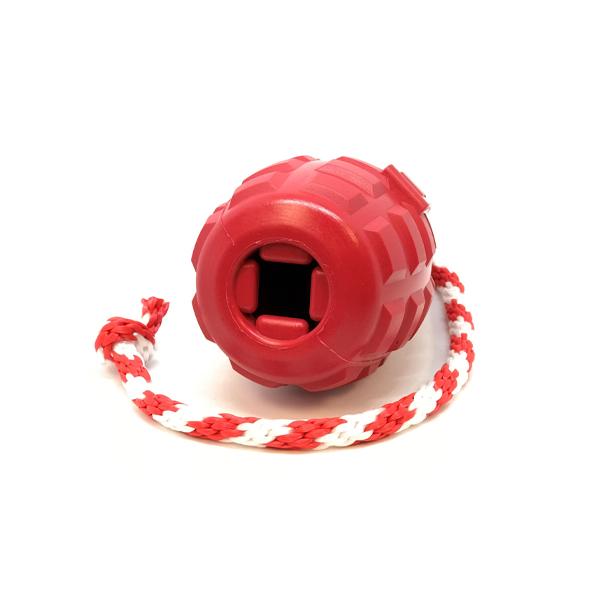 SODAPUP - USA-K9 Grenade Durable Rubber Chew Toy & Treat Dispenser in X-Large (60-90 LBS), durable Dog Toys for dogs