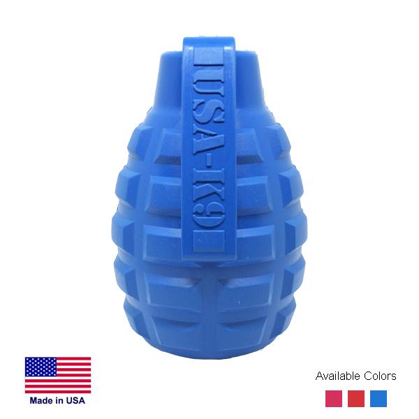 USA-K9 Grenade Durable Rubber Chew Toy & Treat Dispenser Toys German Shepherd Shop 