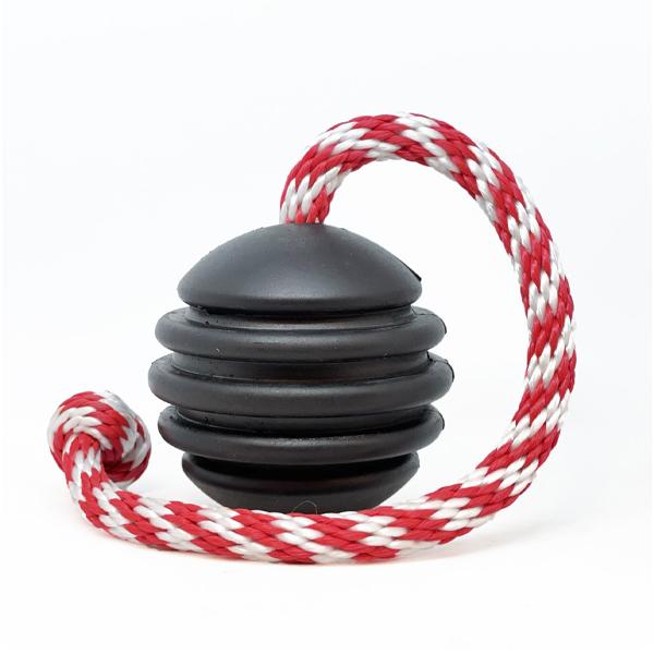SODAPUP - USA-K9 Magnum Black Stars And Stripes Ultra-Durable Rubber Chew Toy in , durable Dog Toys for dogs