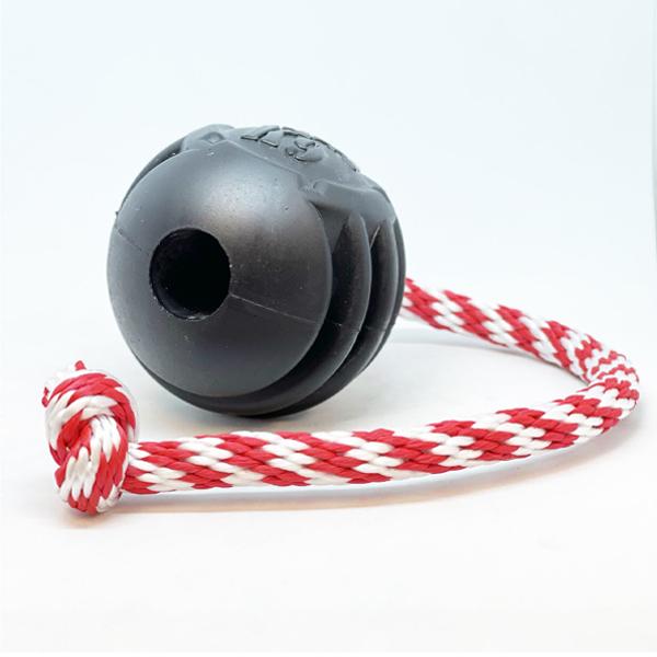 SODAPUP - USA-K9 Magnum Black Stars And Stripes Ultra-Durable Rubber Chew Toy in , durable Dog Toys for dogs