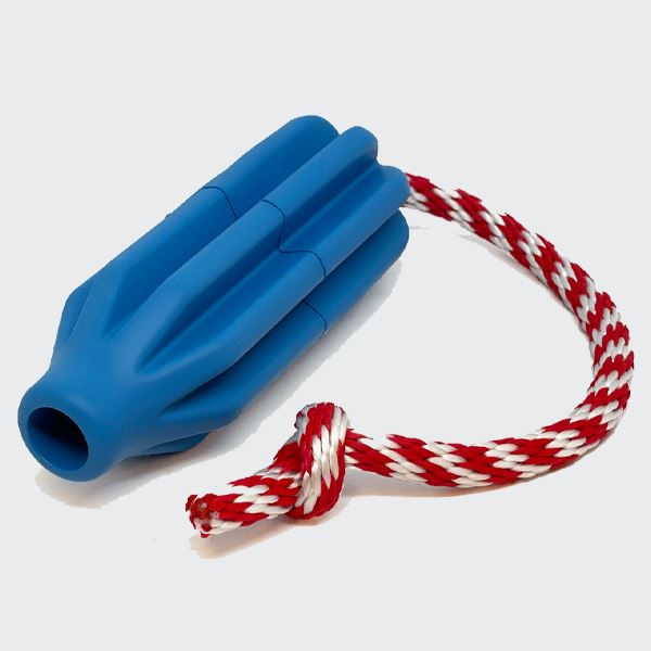 SODAPUP - USA-K9 Rocket Durable Rubber Toy - Large in , durable Dog Toys for dogs
