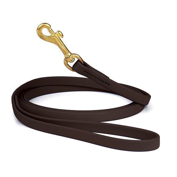 VIPER - Biothane Working Lead Leashes Viper 6-ft x 0.75-in Brown 