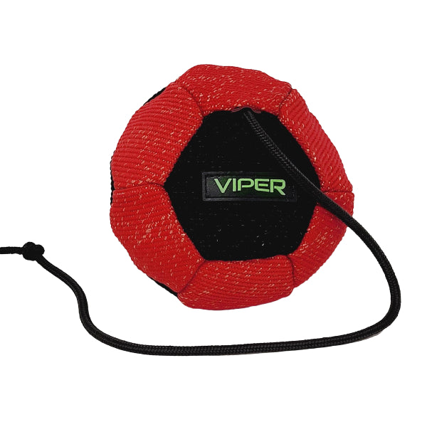 VIPER - French Linen Ball 4.25-in Dog Toys Viper With Rope 4.5" 