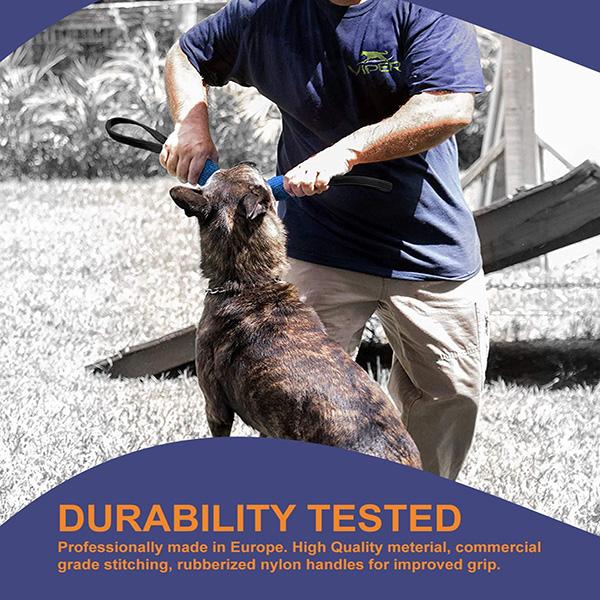 VIPER - French Linen Tug in , durable Pet Training Aids for dogs