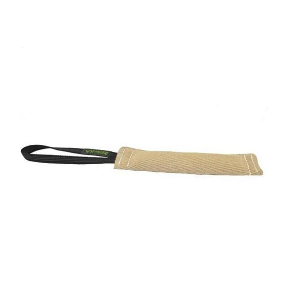 VIPER - Jute Tug in 8-in L x 1.5-in W one handle, durable Pet Training Aids for dogs