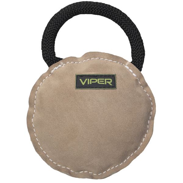 VIPER - Leather Round Bite Pillow Dog Toys German Shepherd Shop 