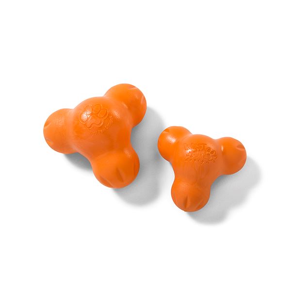 WEST PAW - Zogoflex Tux Tough Treat Dispensing Dog Chew Toy Toys West Paw Small Tangerine 